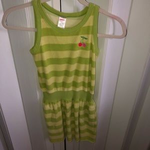 Gymboree girls size 7 towel like dress. GREEN